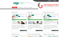 Desktop Screenshot of infogestionslu.com